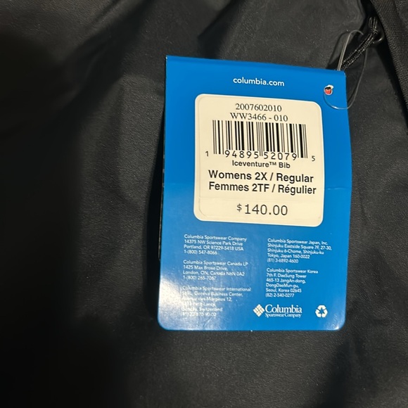 Ski pants Columbia 2x - Picture 9 of 10